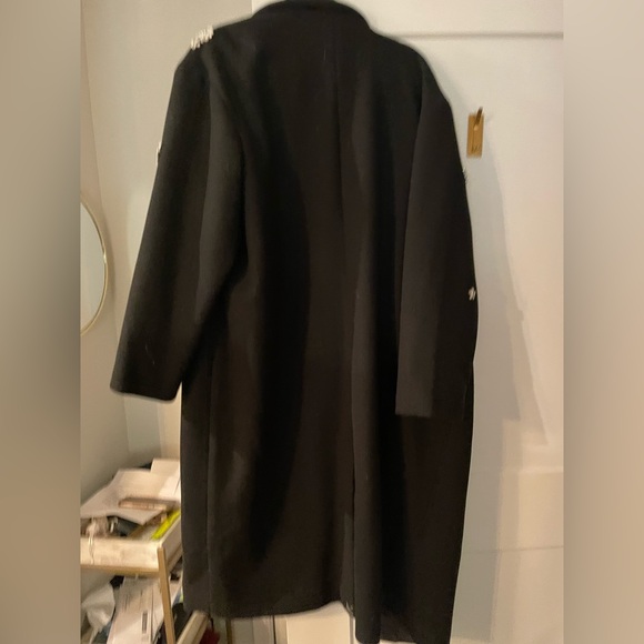 NWOT Express Black Rhinestone Coat - Picture 4 of 6